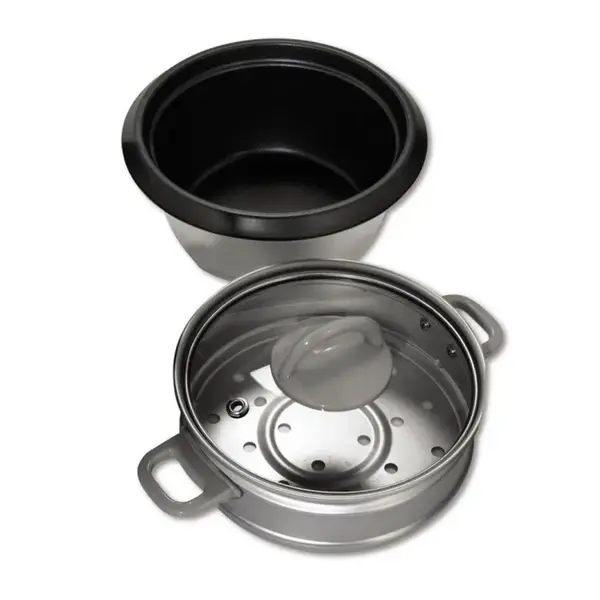 Kiam SJBS-704 2.8 Liter Stainless Steel Rice Cooker Blue and Silver – View 2